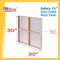 Unfinished Cradled Wood Panels for Painting, 2 Pack of 30x30 inch - Gallery Birch Wooden Canvas Boards 1-1/2" Deep - Mixed-Media Craft, Acrylic, Oil, Encaustic, Paint Pouring